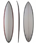 Pintail surfboard for fun