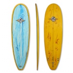 square tail PU surfboard